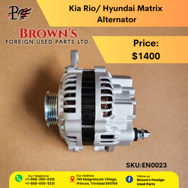 Kia Rio/ Hyundai Accent Alternator