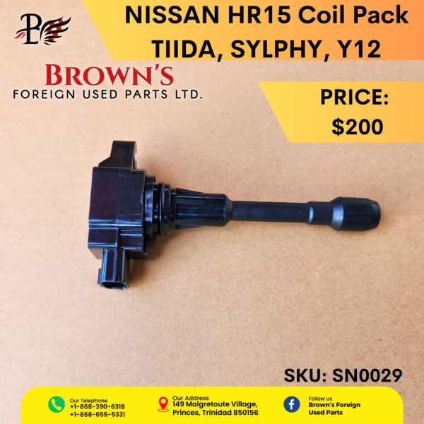 Nissan HR15, Mr20 Coil Pack - Tiida