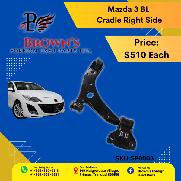 Mazda 3 BL Cradle - Right side