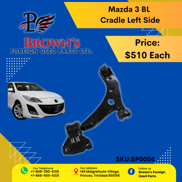 Mazda 3 BL Cradle - Left side