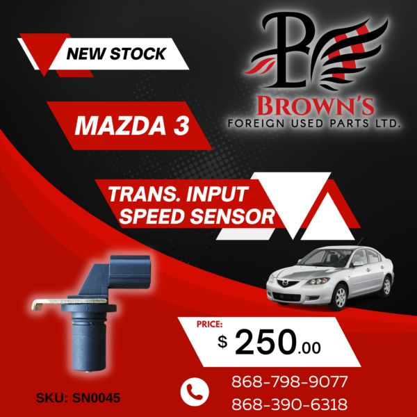 Mazda 3 Transmission Input Speed Sensor