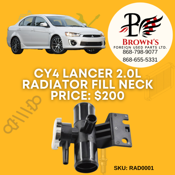 CY4 Radiator Fill neck