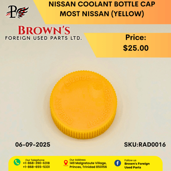 Nissan Coolant Bottle Cap